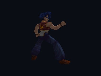 Vahn's battle model mid-art