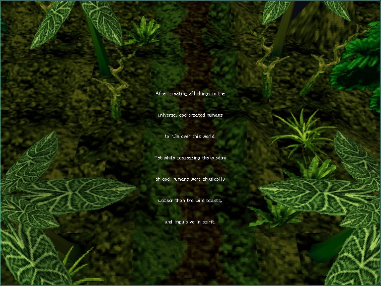 The opening prologue