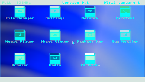 OASIS OS dashboard captured remotely