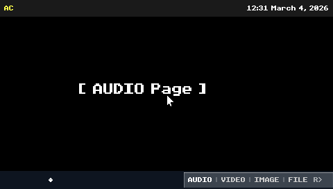 High Contrast - Media Tab