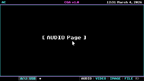 Retro CGA - Media Tab