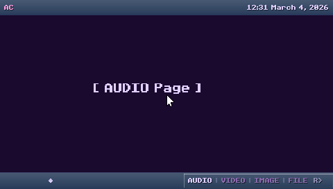 Vaporwave - Media Tab